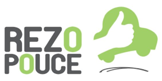 logo rézo pouce écrit et un pouce en l'air